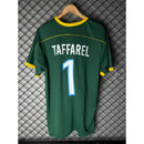 Camisa Brasil Titular 1998 - TAFFAREL Número 1 - Versão Retro