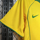 Camisa Brasil Titular 2004 - RONALDINHO Número 10 - Versão Retro