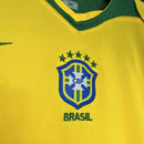 Camisa Brasil Titular 2004 - RONALDINHO Número 10 - Versão Retro