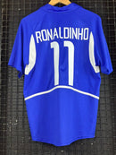Camisa Brasil II 2002 - Versão Retro - RONALDINHO GAÚCHO - 11
